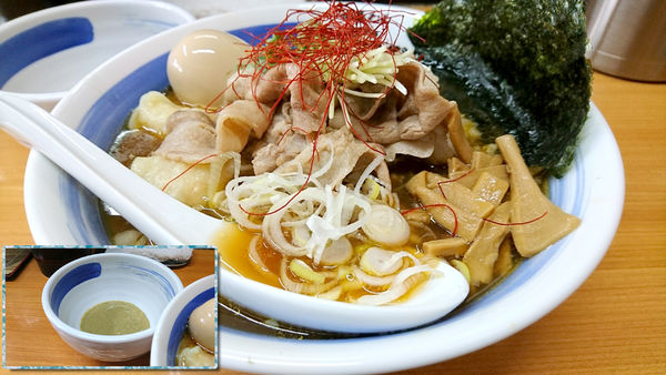 「【昼】限定：覆麺智コラボ限定ラーメン」@中華そば 半ざわの写真