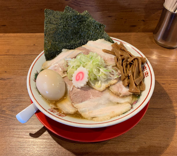 「特製中華そば」@肉煮干し中華そば さいころの写真