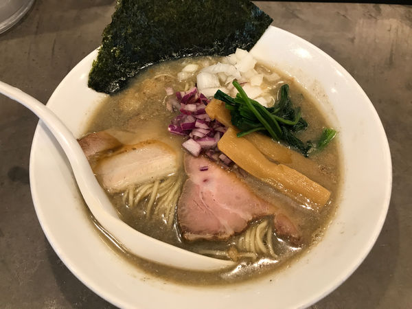 「【限定】セメント系背脂そば　900円」@だし廊  -NIBO-の写真