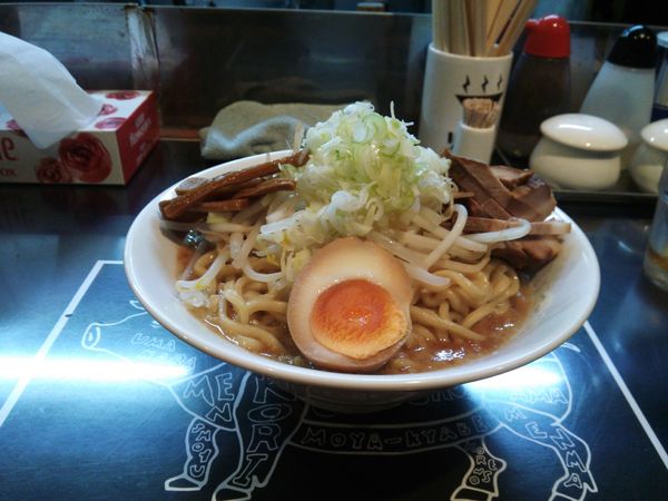 「まぜそば 太麺 麺大盛」@リッキーズの写真