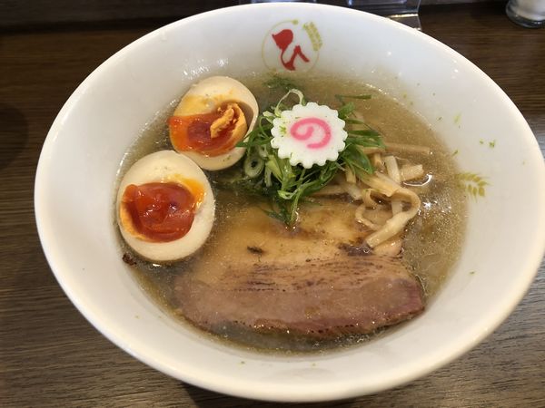 「冷やし白醤油らーめん」@麺や ひなた 塚口店の写真