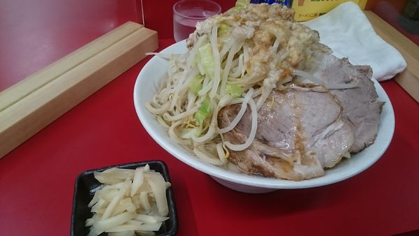 「大・(塩蔵)千切生姜(アブラカラメ)￥９５０」@ラーメン二郎 神田神保町店の写真