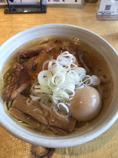 「macro990円➕特選こだわり煮玉子55円」@人類みな麺類 東京本店の写真