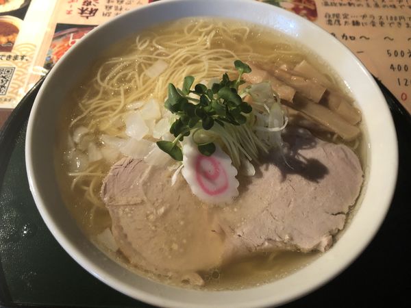「塩ラーメン（大盛）」@よろづ屋の写真