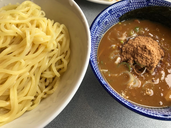 「濃厚鶏白湯つけ麺　『風雲児』中盛り、シャキネギ、生ニンニク」@らあめん花月嵐 ひたちなか高場店の写真