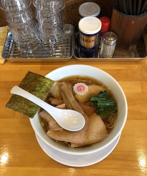 「焼豚麺　1030円」@白河手打中華そば 法隆の写真