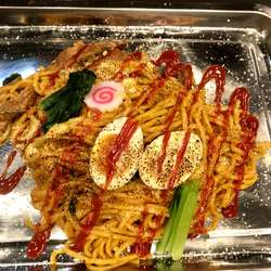 ＜気まぐれ限定＞ ケチャップまぜそば￥850＋味玉￥100