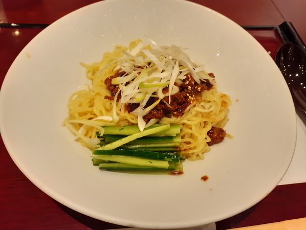 「冷やしジャージャー麺、大盛」@Lee Tan Tan Cafe ココリア多摩センター店の写真