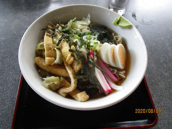 「冷やしきつね蕎麦 750円」@信州の写真