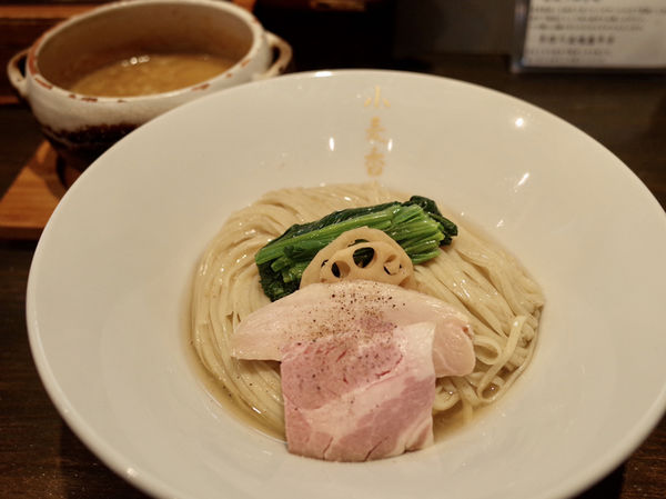 「名古屋コーチンつけそば…900円…麺1.5倍…＋90円‬」@麺者 すぐれの写真