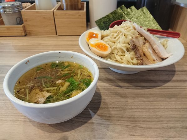 「特製つけ麺(塩)」@くじら食堂 nonowa東小金井店の写真