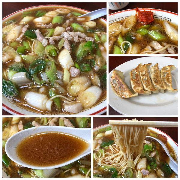 「味噌珍達そば 750円 黒豚餃子300円」@珍達そばの写真