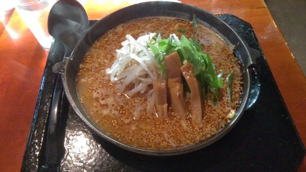 「焼き味噌750半ライス120ニンニク70円」@麺屋 蔵人 茅野本店の写真