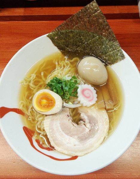 「(限定) 冷やし中華そば 800円＋味玉クーポン」@らーめん・油そば 笑びすの写真