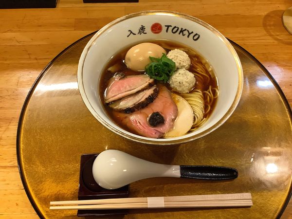 「ポルチーニ醤油らぁ麺+特製トッピング」@入鹿（IRUCA）-Tokyo-の写真
