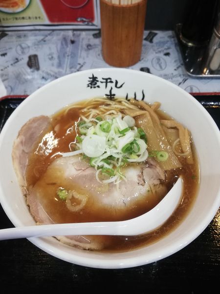 「あっさり煮干しラーメン　780円」@煮干しらーめん青樹 立川店の写真
