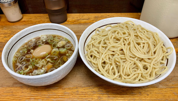 「味玉つけ麺（大盛）」@中華そば・つけめん 甲斐の写真