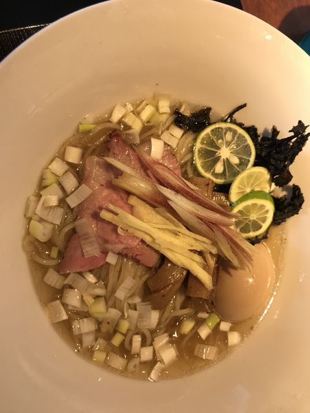 「冷たい 煮干しラーメン」@中華そば 蓮の華の写真