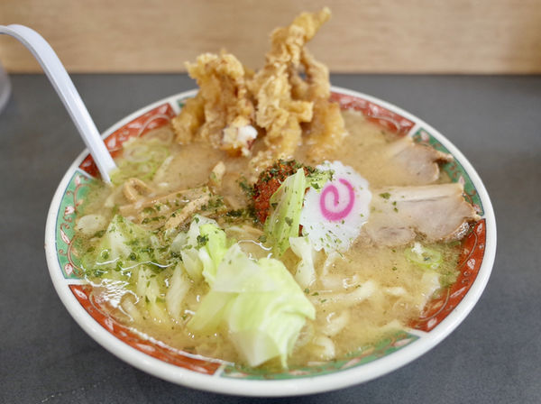 「げそ天みそラーメン…900円」@有頂天の元祖の写真