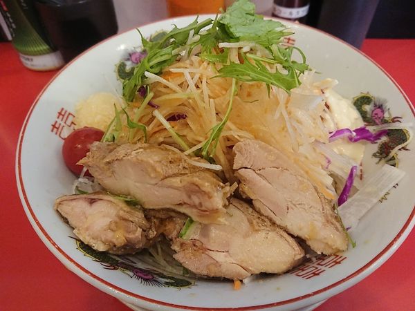 「冷やし中華  ミニ」@鷹の目 獨協大学前本店の写真