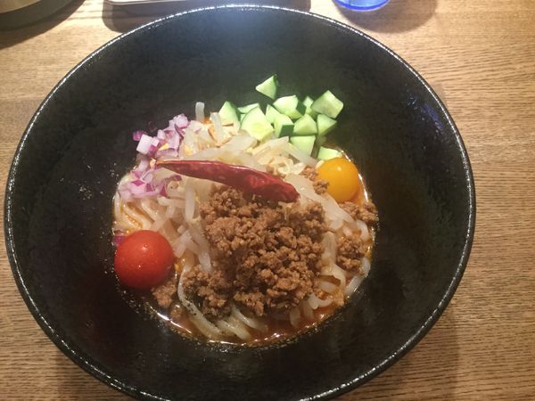 「【数量限定】濃厚冷やし担々麺(¥1,000)」@中華そば 麺壁九年 本店の写真