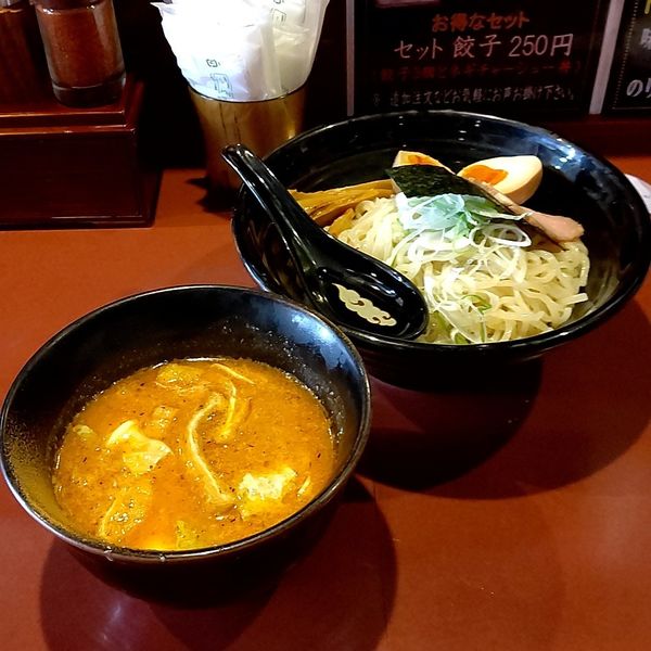 「辛味噌つけ麺」@北海道らーめん ひむろ 亀戸店の写真