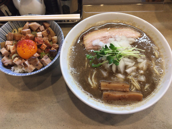 「濃厚煮干しそば」@麺処 浮き雲の写真