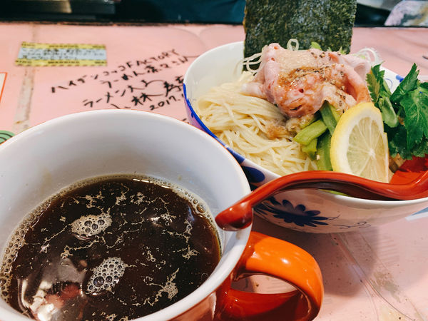 「凛々しい煮干しカップつけソバ」@らーめん凛々の写真