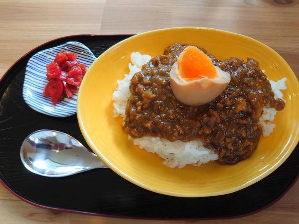 「カレーライス(キーマ、Ｓ、500円)」@あってりめんこうじの写真