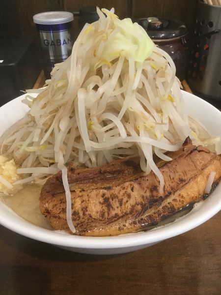 「白富士350g 野菜増アブラ普通ニンニク少なめ」@麺処 はいからの写真