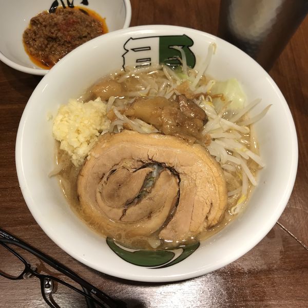 「雷そば ミニ」@ラーメン 雷 東京本丸店の写真