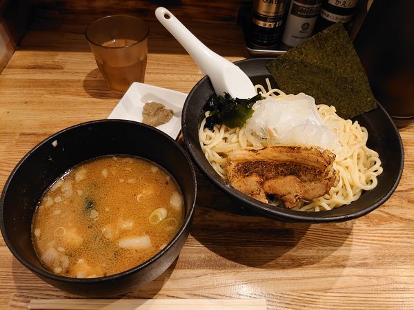 「カニつけ麺」@らぁめん・つけめん 豚火の写真