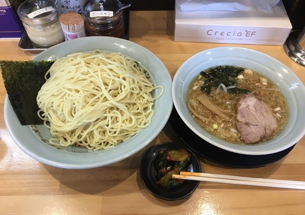 「つけ麺(大盛無料760¥)」@ラーメンショップ椿 大玉店の写真