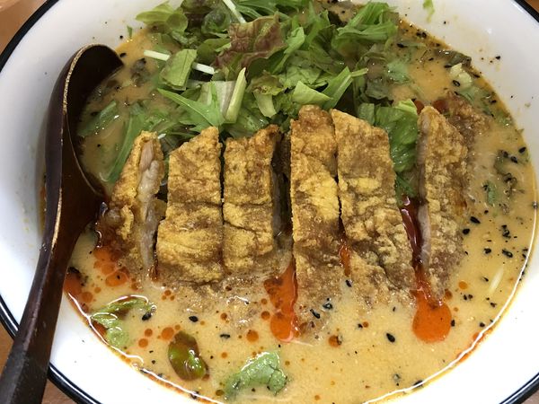 「タンタンパイコー　￥１０００」@麺屋ちゅうべえーの写真