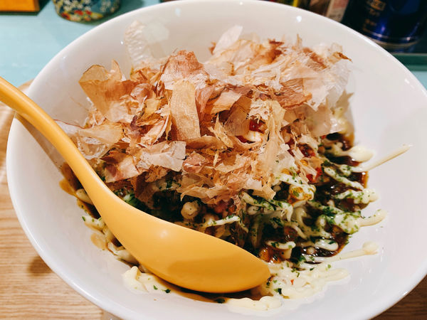 「シゲダコまぜそば」@ビーフラーメン&つけ麺 シゲジンの写真