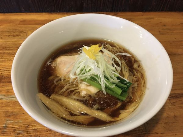 「中華そば(平打ち)」@中華蕎麦 はざまの写真