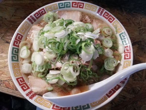 「SCR（カタ、チャーシュー多め）＋替玉（バリカタ）」@男そば 連獅子の写真