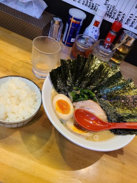 「のりたまラーメン+半ライス」@大桜 上永谷店の写真