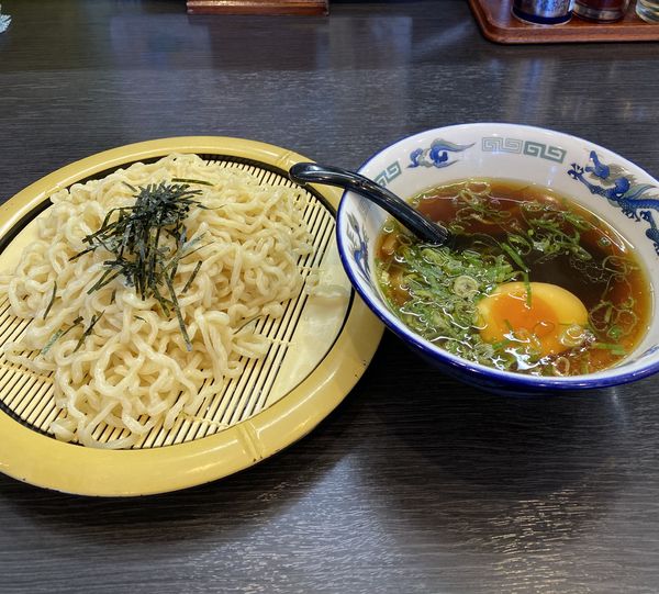 「正油つけ麺」@れんげ 富士吉田店の写真