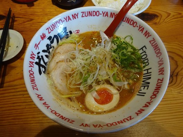 「和風HOTらーめん（細麺）」@ラー麺 ずんどう屋 高槻梶原店の写真