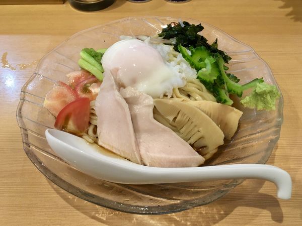 「冷やし中華蕎麦 ＋ 麻婆ごはん」@中華蕎麦 はるの写真