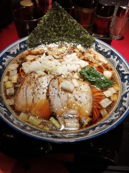 「溜まり中華そば　大盛り」@麺匠佐蔵 長野駅前店の写真