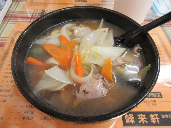 「うまにそば（７５０円）」@峰来軒の写真