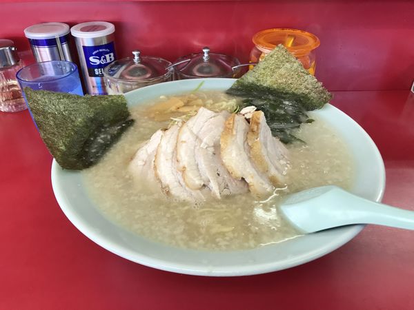 「ネギチャーシュー麺中盛り」@ラーメンショップ 境店の写真
