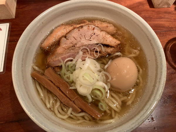 「味玉macro1045円」@人類みな麺類 東京本店の写真