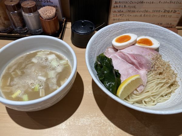 「特製濃厚塩つけ麺1150円」@らーめん道の塩の写真