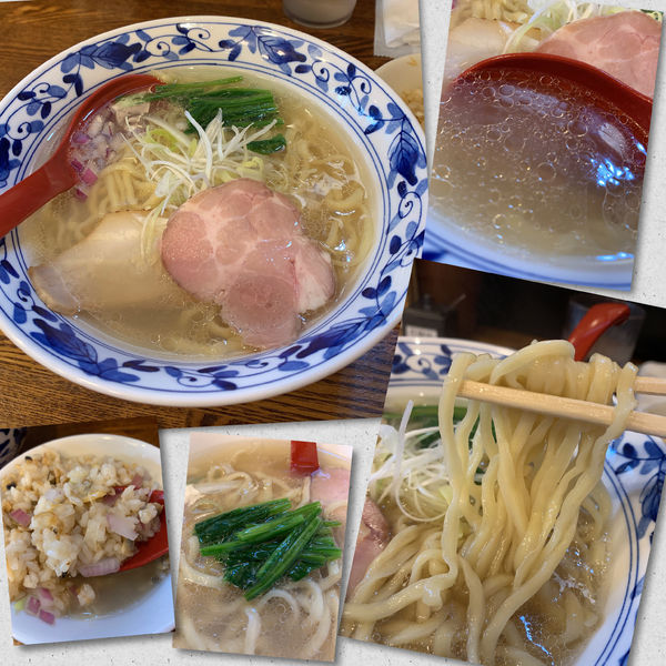 「貝と鯛　潮らぁ麺850円＋炊き込みあさり飯（小）」@貝出汁らぁ麺 虎武の写真