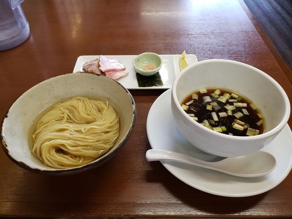 「昆布水つけ麺 醤油」@塩らーめん 千茶屋の写真