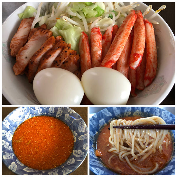 「【お土産】冷やし辛つけそば 750円」@中華そば専門 とんちぼの写真