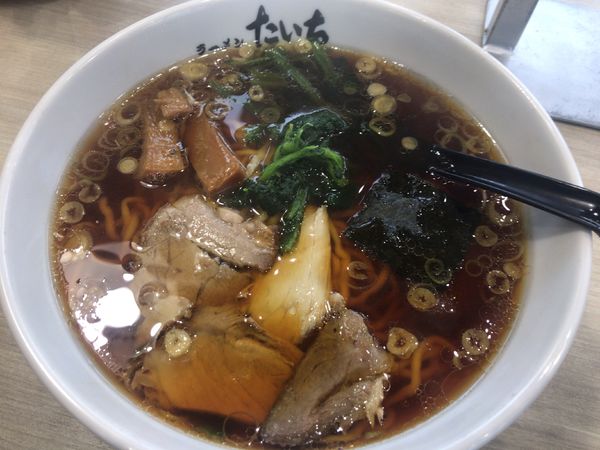 「正油ラーメン750円」@ラーメン たいちの写真